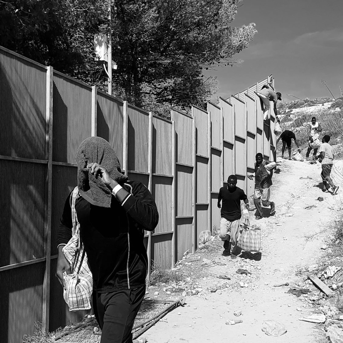 Migrants in Lampedusa September 2023